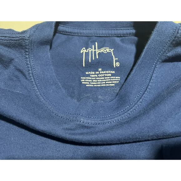 Men's Guy Harvey Bill Fish Collection Blue Graphic Short Sleeve Fishing Size M - Picture 3 of 7